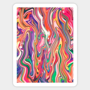 Psychedelic Pastels Sticker